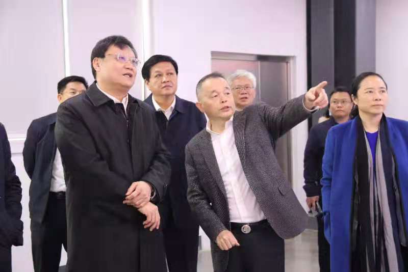 湖南省委常委、省國資委書記等赴邵陽調(diào)研國資國企工作方案考察團來我公司調(diào)研