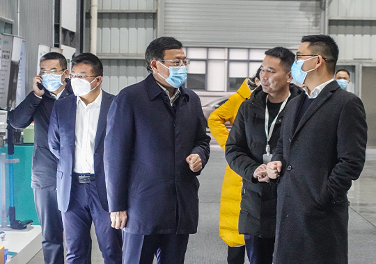 邵陽市委副書記、市長華學(xué)健到企視察
